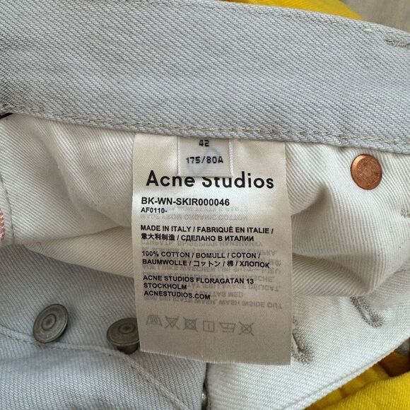 Acne Studios Skirt Women's 42/XL Denim Mini NWT - Picture 7 of 10